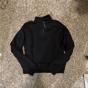 Athleta women’s Black Zip-Up Sweater